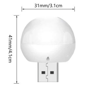 Portable USB <b>Plug</b> LED Night <b>Light</b> Kids Bedroom Smart Eye Care Bedside Lamp with Voice Control & 5V Input Voltage Music <b>Lights</b> - Product Image 5