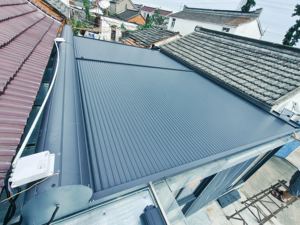 스마트 알루미늄 전기 커튼 개폐식 채광창 창 썬 블라인드 시트 셔터 지붕 롤러 채광창 유리 - Product Image 5