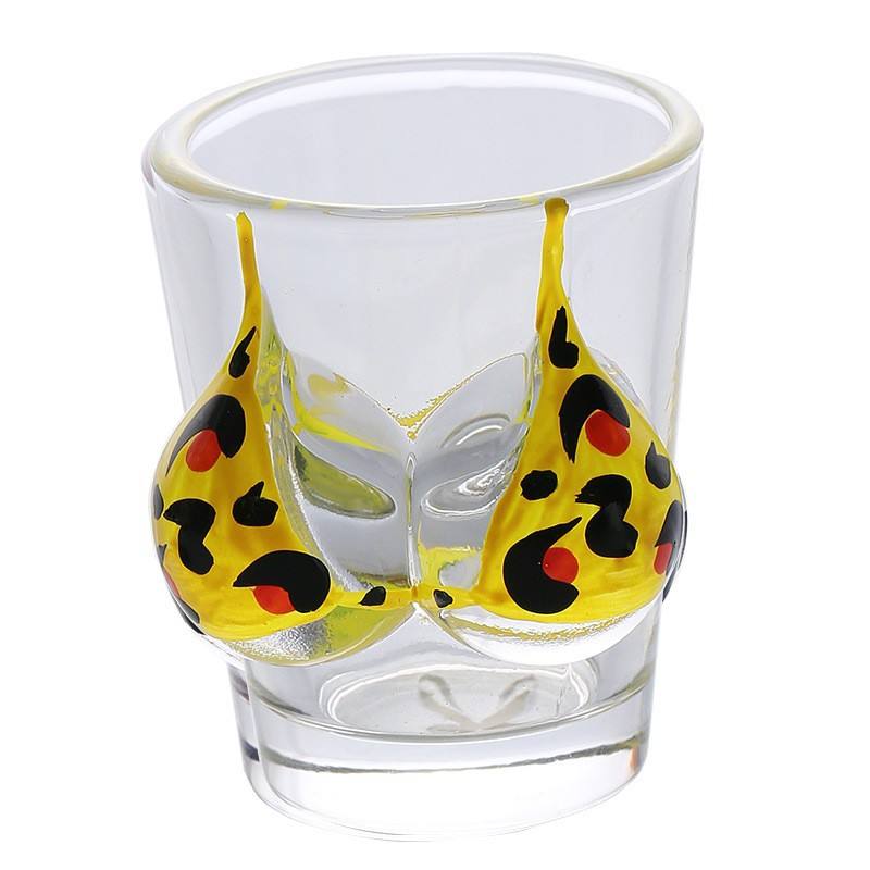 50ml yellow leopard print