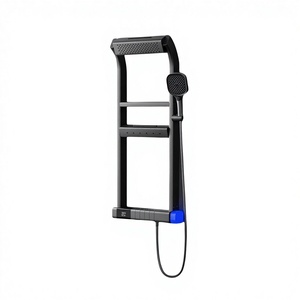 Juego de Ducha de Alta Calidad con Soporte de Pared Multifuncional, Pantalla Digital Termostática, Estante de Almacenamiento y Cabezal de Ducha Cuadrado - Product Image 1