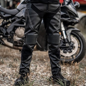 Veste de moto classique en cuir PU pour homme, avec fermeture éclair oblique, en cuir de veau naturel épais, coupe ajustée, en cuir de vachette - Product Image 6