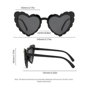 TWOOO 10788 ファッションキュートガールパーティーグラス トレンドのハート型メガネ UVカット バレンタインギフトセット - Product Image 4