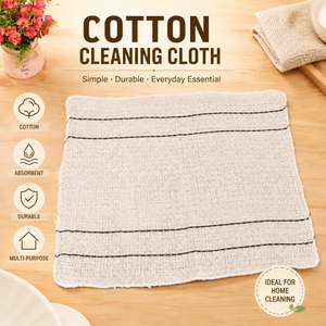 Paño <span class=keywords><strong>de</strong></span> Cocina Multiusos, Transpirable, Ecológico, <span class=keywords><strong>de</strong></span> Hilo <span class=keywords><strong>de</strong></span> Algodón, 55x50cm, Blanco, con Gran Absorción <span class=keywords><strong>de</strong></span> Agua - Product Image 1