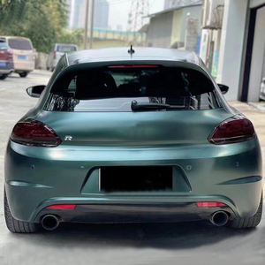 Fanna DJ2011 1.52*18m mat métallique Enerald vert voiture emballage feuille rouleau vinyle Wrap pour Auto véhicule voiture autocollants Films - Product Image 3