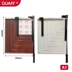 QUAFF Paper Trimmer A3 wooden base metallic base paper cutter machine for photos cards