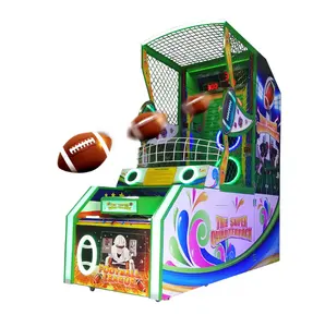 Popüler jetonlu arcade atma futbol oyunu makinesi atma rugby bilet oyun makinesi