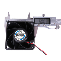 Usine Directe Vente 60mm 60x60x38mm 110volt 220volt Eau-preuve AC Brushless D'échappement Ventilateur De Refroidissement