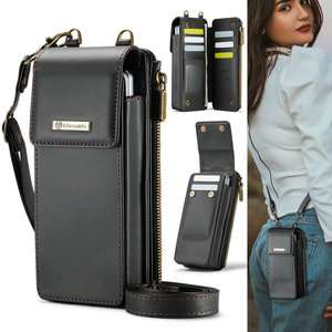 Étui universel CaseMe pour Samsung Galaxy Z Fold <span class=keywords><strong>6</strong></span> 5 4 3, étui en cuir multifonctionnel avec bandoulière pour Samsung Z Fold6 - Product Image 4