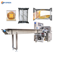 Machine d'emballage horizontale pour spaghetti, machine d'emballage pour chocolat, machine d'emballage flow pack pour barres chocolatées et granola