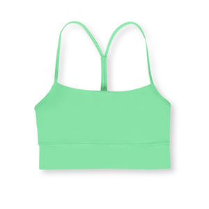 Soutien-gorge de sport pour femme en polyester et élasthanne sans couture, de qualité supérieure, écologique, respirant, pour le yoga et la gym, avec logo frontal, grandes tailles - Product Image 3