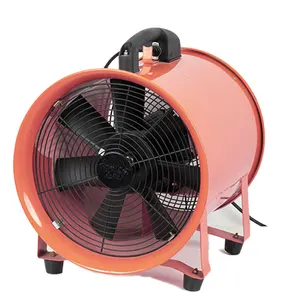 Ventilateur axial portatif industriel puissant équipement de changement d'air d'échappement de fumée de ventilation