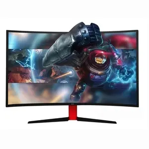Großhandel g27 monitor-Für HKC Ant Gaming G27 27 Zoll LED 144 Hz Desktop gebogener Monitor PC Gaming-Bildschirm
