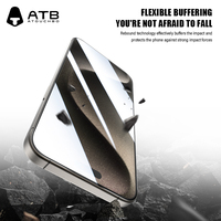 Protection d'écran en verre trempé ATB Gorilla pour iPhone, verre trempé HD pour téléphones portables, film