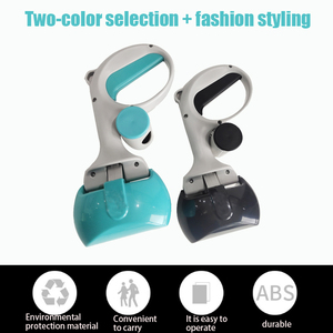 Taşınabilir Pet köpek Catcher dışında kolu <span class=keywords><strong>Pooper</strong></span> <span class=keywords><strong>Scooper</strong></span> ile dışkı torbası dağıtıcısı bok klip seçici Pet temizleyiciler malzemeleri - Product Image 5