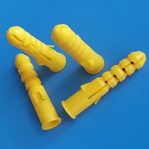 Lange San 10*50Mm Kleine Gele Croaker Plastic Expansiebuis Betonnen Anker Die In De Ankerbout Valt