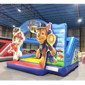 Château gonflable commercial personnalisé <span class=keywords><strong>Pat</strong></span>' <span class=keywords><strong>Patrouille</strong></span> avec toboggan pour enfants - Product Image 3