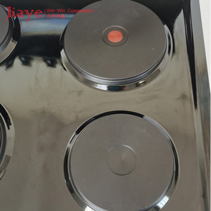 キッチンガスストーブ5プレート自立型オーブン、2つのバーナーと2つの電気ホットプレート内蔵ガスストーブ、ピザオーブン付き - Product Image 4