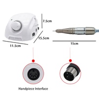 Korea Origin AtMarathon SDH 200 Geborstelde Micromotor 35000RPM Prothese Polijst Handvat SDE H200 Metalen Tandheelkundige Nagelboor Handstuk