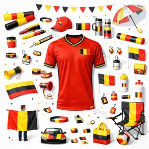 Match Day Ready Fan <b>Gift</b> <b>Sets</b> with Tshirts Bucket Hat Water Bottle Cheer Horn Hand Flag Foam Hand and Towel - Product Image 1