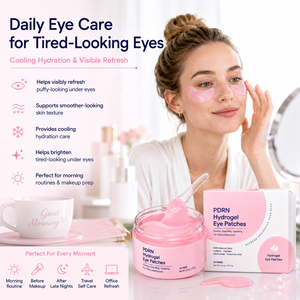 Masque Gel Réparateur PDRN pour les Yeux Salon de Beauté Caféine Niacinamide Sans Silicone Hydratant Anti-Poches Anti-Cernes Éclaircissant - Product Image 1