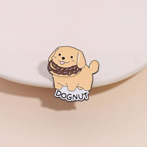 Pins Metálicos con Logotipo Personalizado, Fabricantes Chinos, Pins de Esmalte de Aleación de Zinc con Dibujos Animados de Animales, Aptos para Ropa - Product Image 5