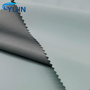 Respirant 96% nylon 4% spandex Stretch Imperméable Polyamide Softshell Moyen avec Milky Pu Film Retour pour Enfant Sport Porter Veste - Product Image 2