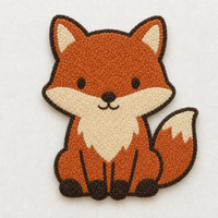 Patchs brodés en chenille personnalisés, animaux mignons de dessins animés (écureuil, renard, hibou, hérisson), pour vêtements, chapeaux, sacs, acceptation de conception personnalisée