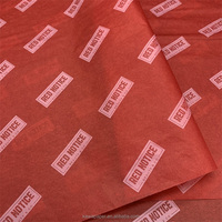 Papier de soie imprimé avec logo personnalisé pour emballage cadeau, impression dorée, papier d'emballage de luxe