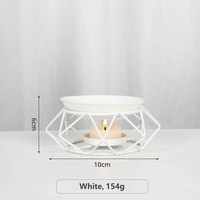 Diffuseur d'arômes romantique en métal, style nid d'oiseau, pour cire fondue et huiles essentielles, délicat, pour la maison et les mariages