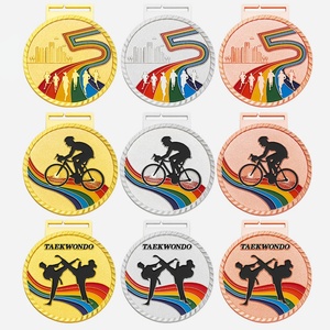 Fabricants de médailles en gros, trophées en métal 3D, médailles en alliage de zinc plaqué or, logo personnalisé, médailles sportives, médailles de gymnastique personnalisées - Product Image 2