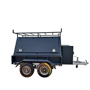 Chariot de restauration mobile classique et rétro, adapté à tous les scénarios extérieurs, idéal pour les marchés nocturnes, les stands de rue, la vente de glaces, de boissons et de snacks. - Product Image 5