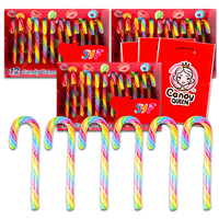 Certificat HACCP/BRC cannes de bonbon de noël décorer bâton de bonbon dur fruits menthe poivrée canne sucettes en vrac