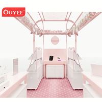 Exhibidor de Cosméticos Moderno Personalizado para Kiosco con Diseño de Madera / Certificado CE Ouyee OUYEE-CSD008 Garantía de 3 Años en Venta