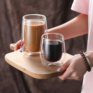 Bán buôn Tùy chỉnh cao Borosilicate đôi tường rõ ràng uống cốc thủy tinh 80/120/200/240 /400ml cà phê <span class=keywords><strong>Espresso</strong></span> ly - Product Image 5
