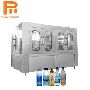 Máquina automática de llenado de agua de soda/planta de embotellado de aceite de agua con sabor/equipo de llenado de leche de jugo