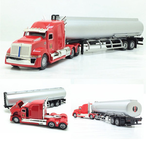 Die Cast 1:50 <strong>Kenworth</strong> <strong>Truck</strong> Oil tank Transport Heavy <strong>Truck</strong> Semi Trailer Full Metal <strong>Truck</strong> <strong>Model</strong> Alloy Toy Car Molds - Product Image 3