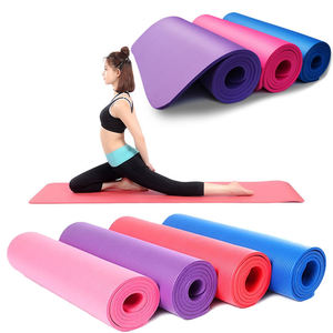 Tapis de yoga intelligent NBR, lavable en machine + pliable + imperméable, 26 % de caoutchouc, taux de cellules fermées élevé, 90 % pour l'exercice - Product Image 1