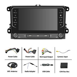 7 pouces lecteur universel GPS Autoradio écran tactile tableau de bord TV pour VW POLO GOLF 5 6 Plus PASSAT B6 JETTA TIGUAN <span class=keywords><strong>TOURAN</strong></span> SHARAN - Product Image 2