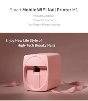 Machine d'impression d'ongles automatique professionnelle mini, imprimante d'ongles 3D intelligente pour nail art DIY