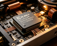 Chip de Memoria de Configuración de Programa FPGA Xilin XC18V04 VG44AEN Original, QFN44, PROM Serial