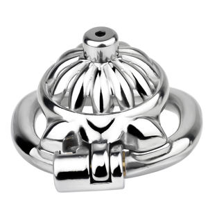 फूल आकार पुरुष मुर्गा पिंजरे शुद्धता उपकरण बीडीएसएम बंधन के साथ बीडीएसएम बंधन गियर - Product Image 3