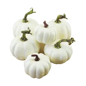 EPS Polystyrene Styrofoam Bubble Pumpkin Diy Crafts Decoration White Foam Halloween Pumpkin