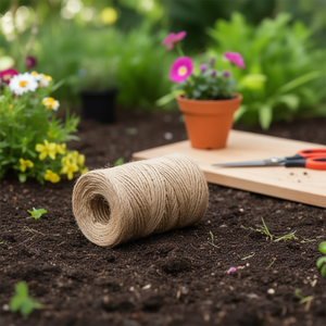 Spago di juta da 3 mm, 328 piedi, per giardinaggio e progetti artigianali, fatto a mano, ecologico, resistente - Product Image 2