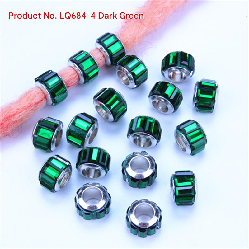 Lq684-4 dark green   [20pcs]