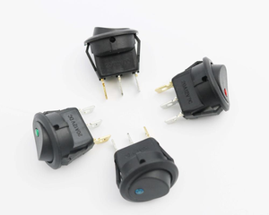 Công Tắc Bật Tắt KCD1 <span class=keywords><strong>3</strong></span> Chân Với Đèn LED Chiếu Sáng Công Tắc Bật Tắt <span class=keywords><strong>Mini</strong></span> Tròn 12V - Product Image 5