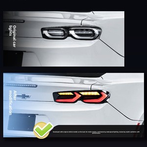 <span class=keywords><strong>Feux</strong></span> arrière modifiés pour Chevrolet Camaro 2019 à aujourd'hui, <span class=keywords><strong>avec</strong></span> des ensembles de <span class=keywords><strong>feux</strong></span> arrière à LED séquentiels de 36 W 12 V - Product Image 3