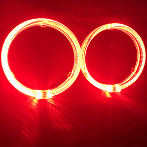 อุปกรณ์เสริมไฟรถยนต์ LED รูปตานางฟ้าสำหรับตกแต่งดวงตานางฟ้าวงแหวนฮาโลเปลี่ยนสีได้แบบสากล - Product Image 4