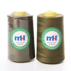 New Developed Recycle Eco-friendly 100% Polyester Sewing Thread 40s/2 5000yds with GRS Certificate