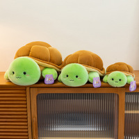 Peluche Tortue Authentique, Jouet en Peluche Tortue, Compagnon de Lit, Coussin de Canapé, Polyester Coton PP