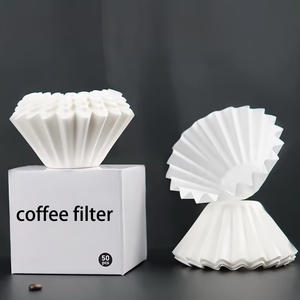 Filtres à café en papier à fond plat en forme de vague, taille 155, 100 pièces, compatibles avec le filtre à café Wave 155, vente directe d'usine HUIMING - Product Image 5